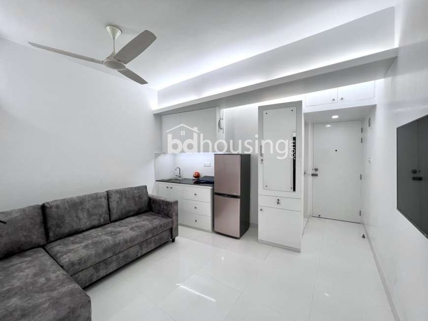 Cozy 2-Room Studio Apartment Rent in Bashundhara R/A, Apartment/Flats at Bashundhara R/A