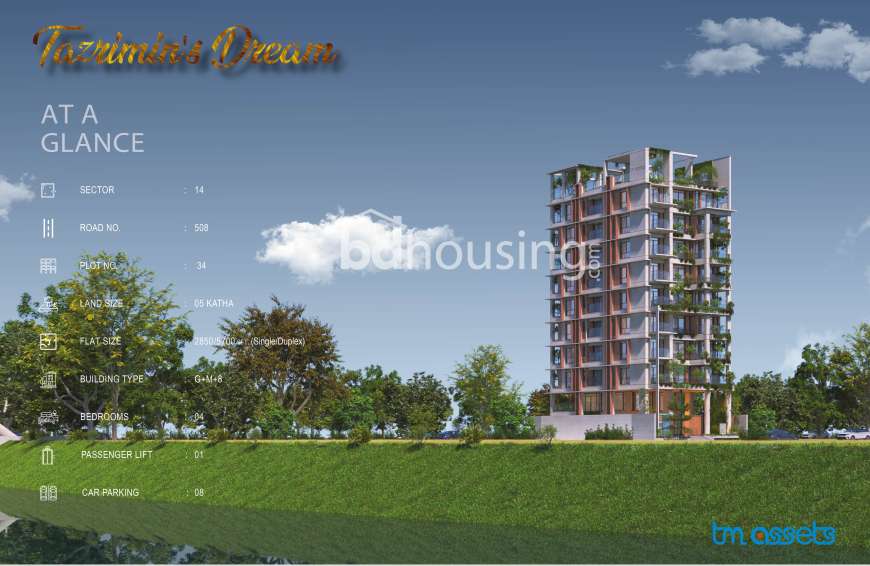 TM Tazrimin's Dream, Apartment/Flats at Jolshiri Abason