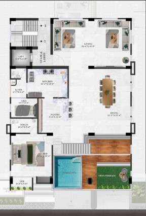 TM Aqua Horizon, Apartment/Flats at Jolshiri Abason