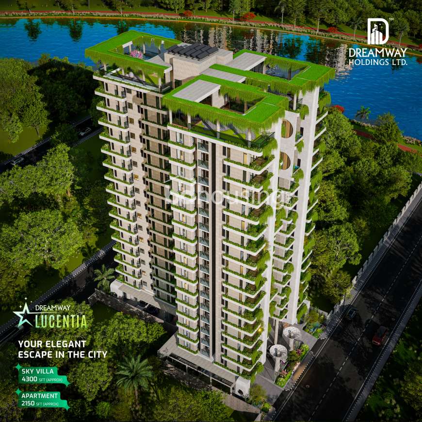 Dreamway Lucentia-Sky Villa (Luxury Duplex), Apartment/Flats at Bashundhara R/A