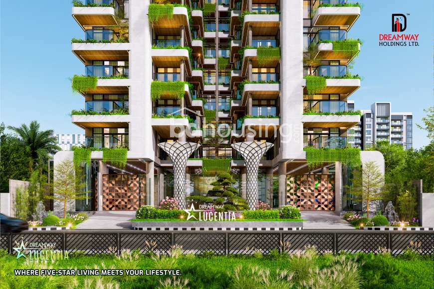 Dreamway Lucentia-Sky Villa (Luxury Duplex), Apartment/Flats at Bashundhara R/A