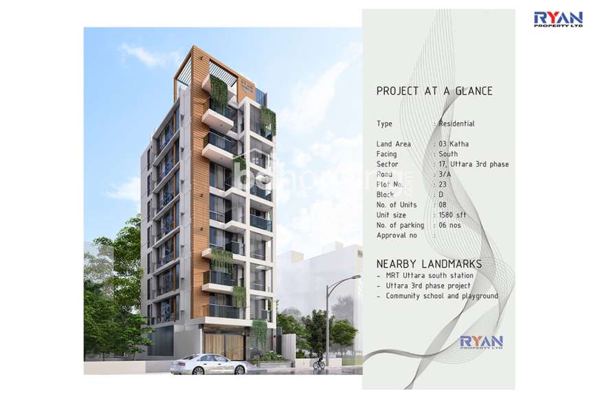 RYAN'S SERENITA, Apartment/Flats at Uttara