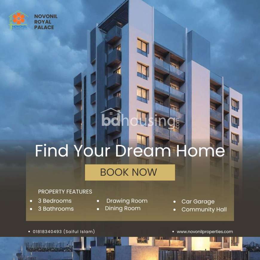 Novonil Royal Palace, Land Sharing Flat at Pallabi