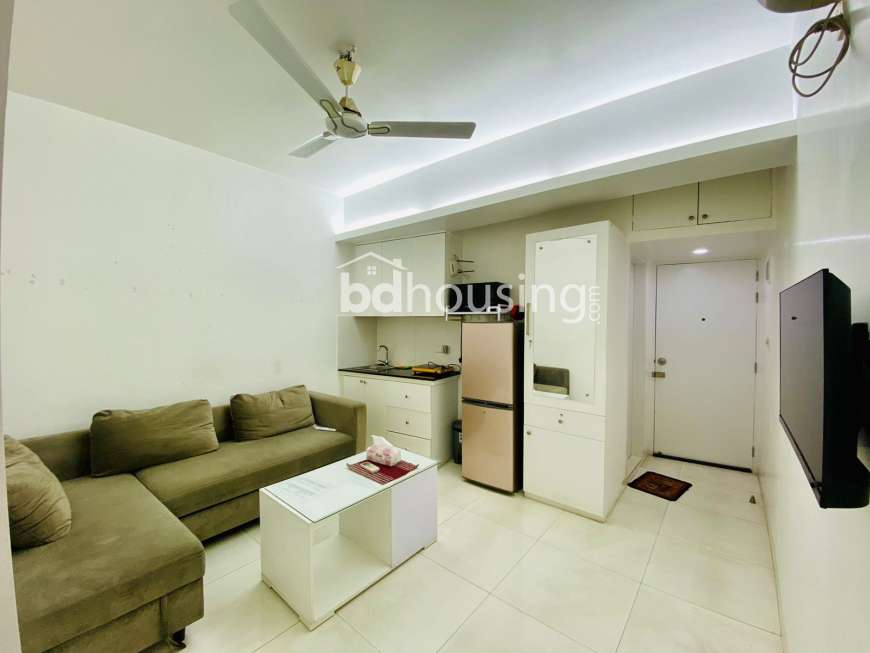 Comfort 2-Room Studio Apartment Rent in Bashundhara R/A, Apartment/Flats at Bashundhara R/A