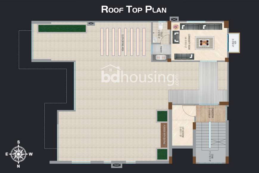 Concrete Begum, Apartment/Flats at Uttara