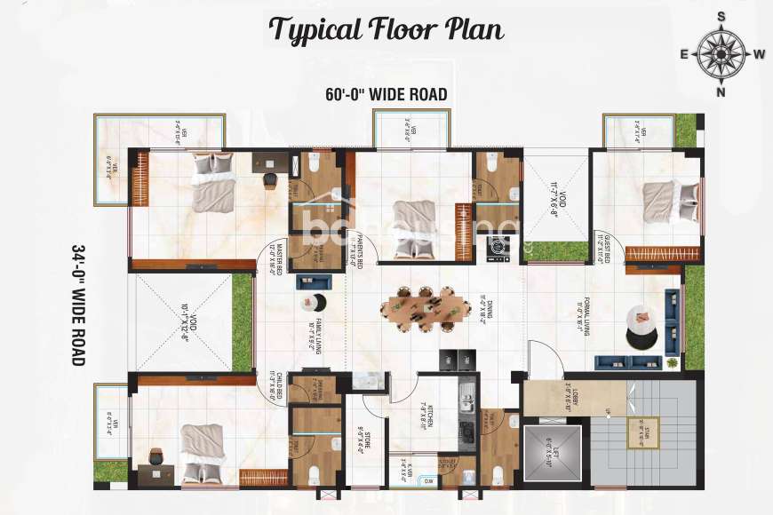 Concrete Esteem, Apartment/Flats at Uttara