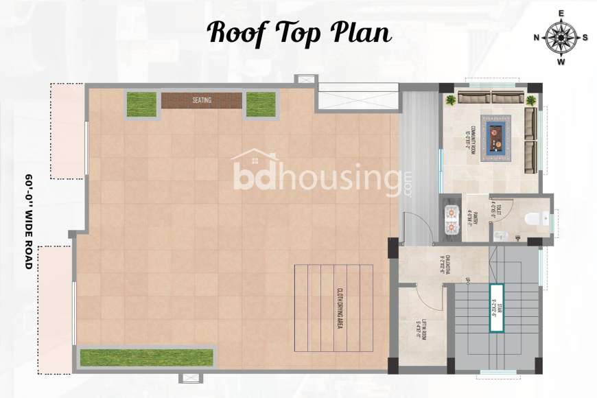 Concrete Mehran’s Medow, Apartment/Flats at Uttara