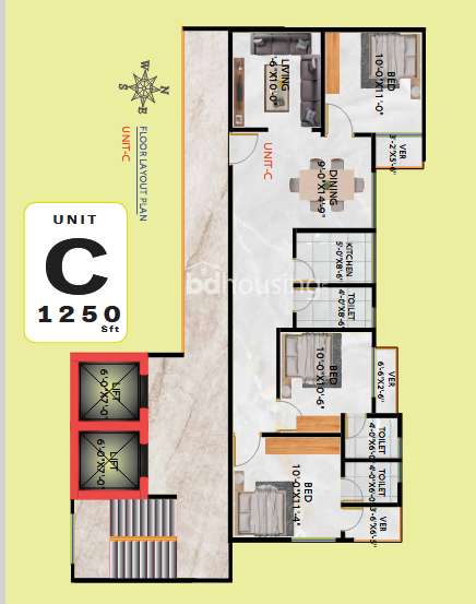 Win Rose Castle , Apartment/Flats at Vatara