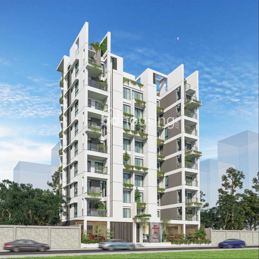 1250 SQFT Ongoing Flat for Sale at Basundhara, Apartment/Flats at Bashundhara R/A