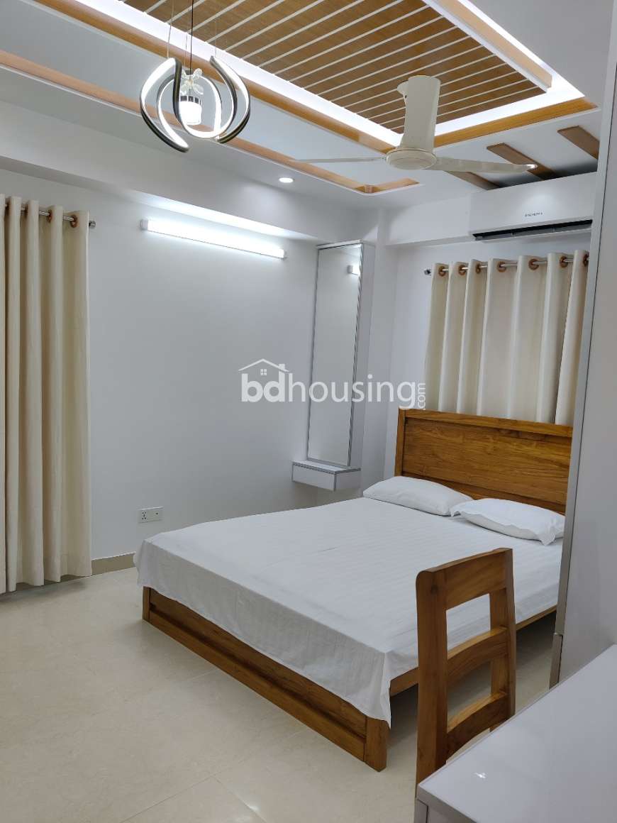 Premium 1/2/3/4 Bedroom Furnished Apartment Rent in Bashundhara R/A, Apartment/Flats at Bashundhara R/A