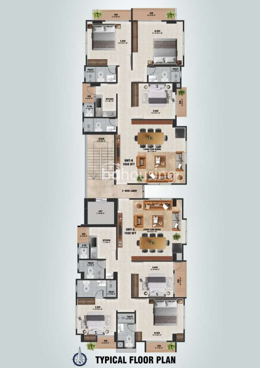 Be Light, Apartment/Flats at Khulshi