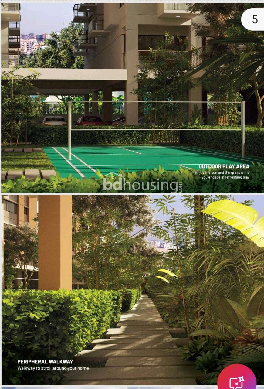 1511 sft apartment in a Wellness Project with lifestyle features, Apartment/Flats at Uttara