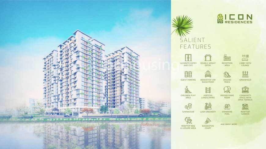 Icon Residences, Apartment/Flats at Bashundhara R/A