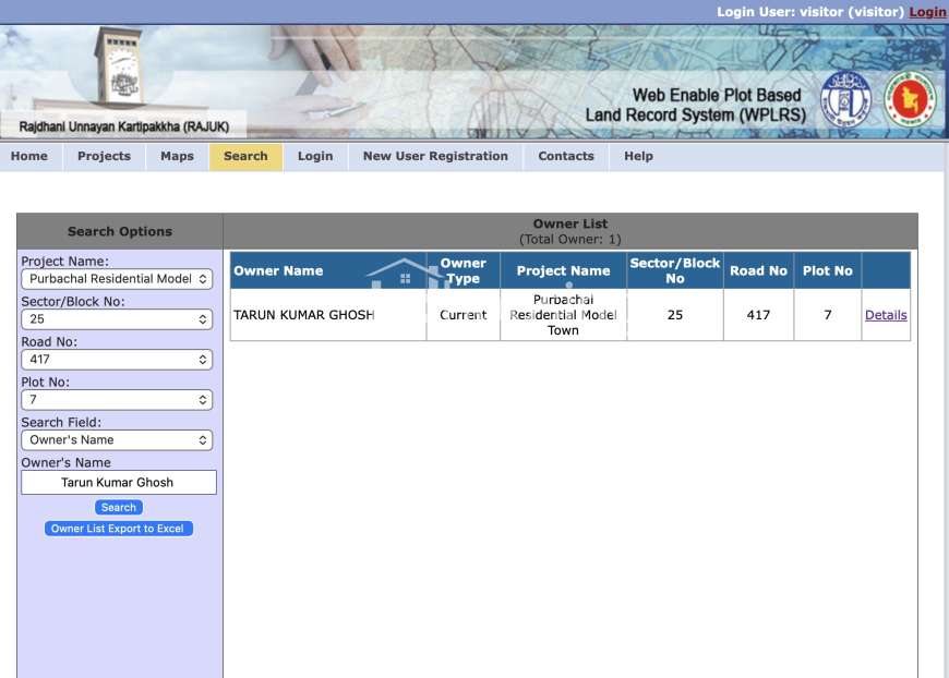 Tarun Kumar Ghsoh , Residential Plot at Purbachal