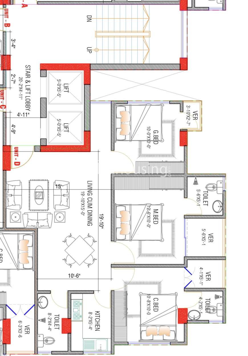 New Ready Flat Sale at Vatara (Opposite of USA Embassy), Apartment/Flats at Vatara
