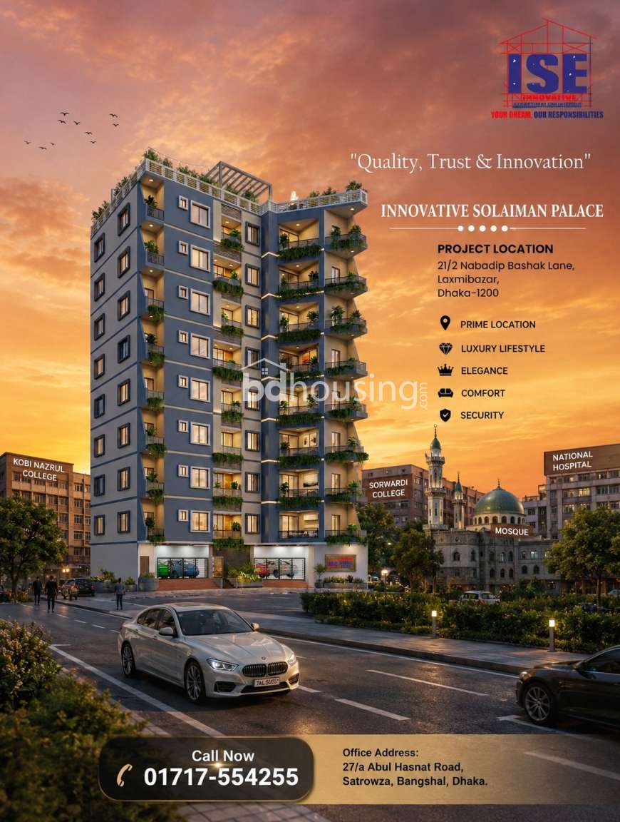 Innovative Solaiman Palace, Apartment/Flats at Lakshmi bazar