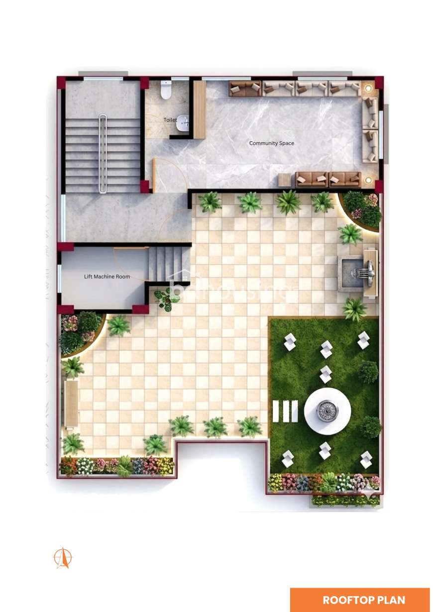 1575 sft. South Facing Apartment at Block G, Bashundhara, Apartment/Flats at Bashundhara R/A
