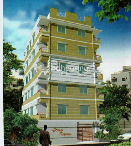 1010 sft Flat at Middle Badda, Apartment/Flats at Badda