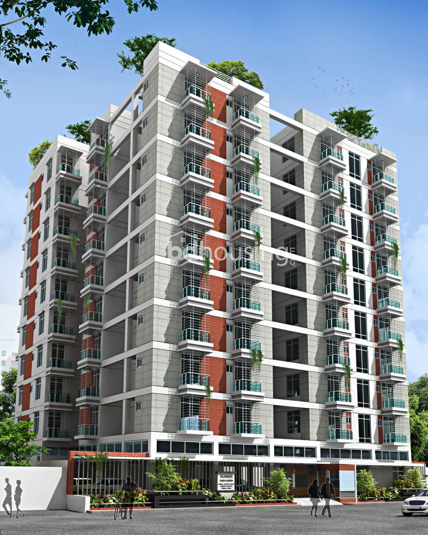 Runner Hasna Garden, Apartment/Flats at Khilgaon