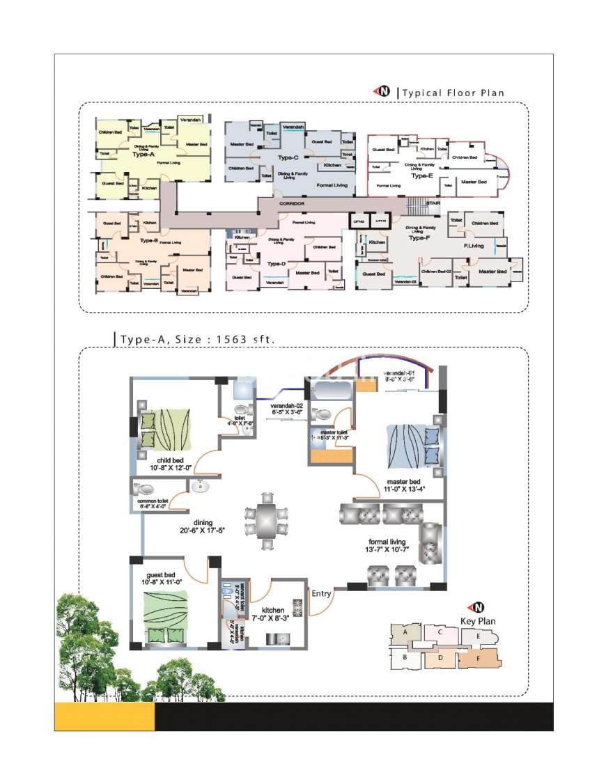 Total Zaminder Palace, Apartment/Flats at Eskaton