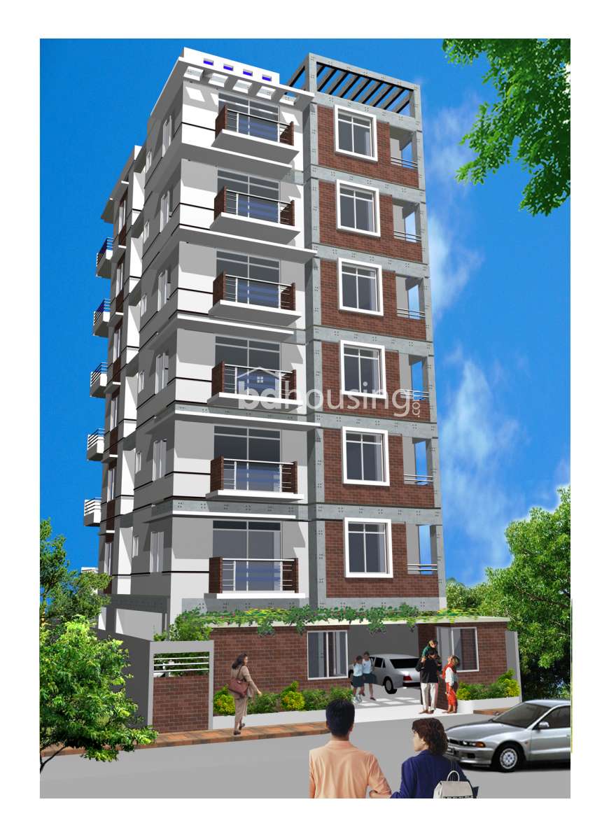 1450sft single unit Apartment, Apartment/Flats at Bashundhara R/A