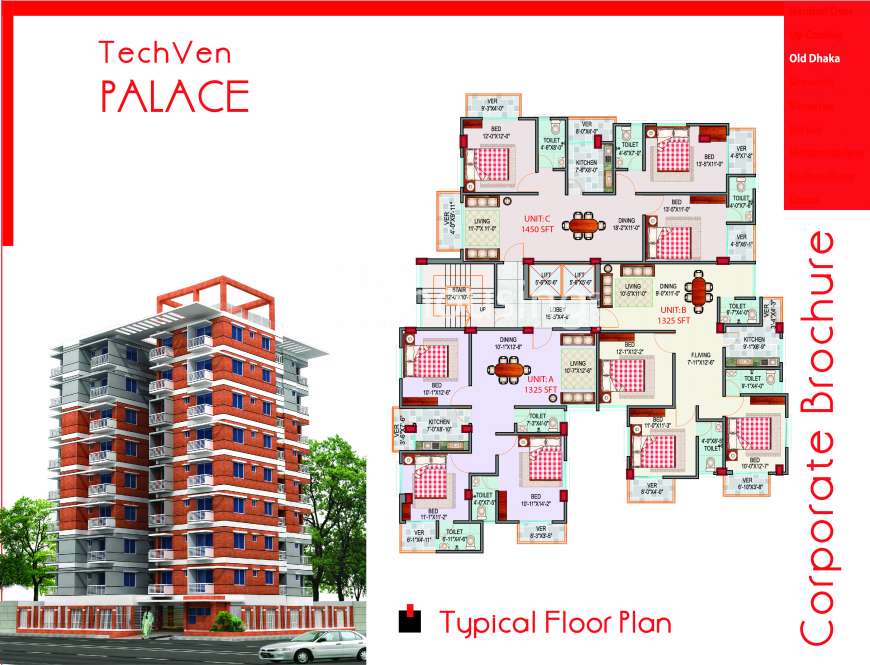 Tech Ven Palace, Apartment/Flats at Tikatuli