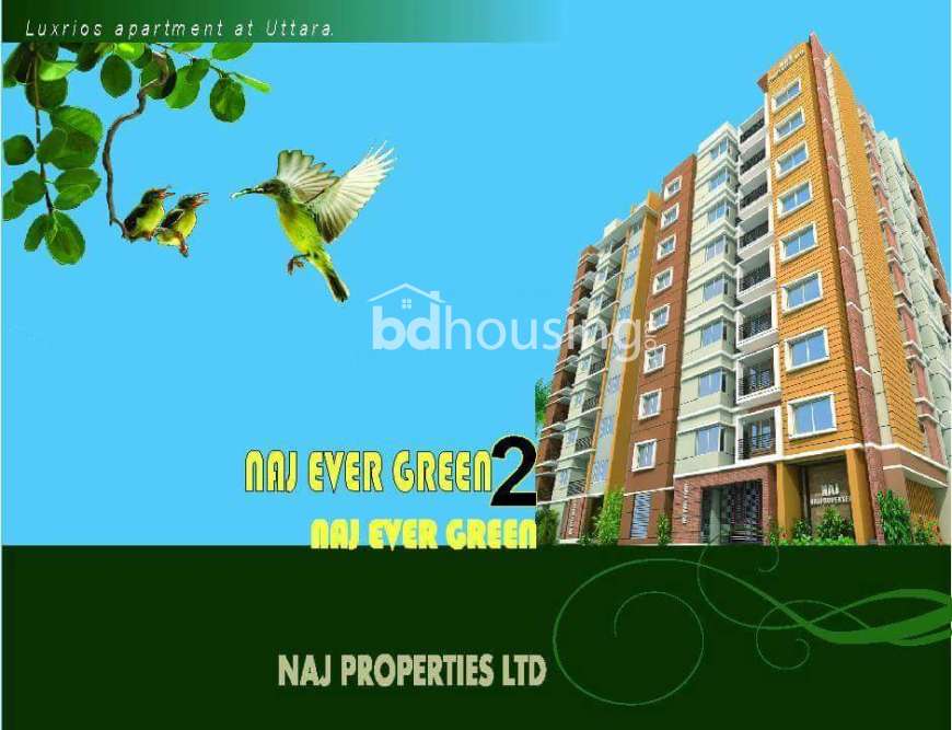 Naj Evergreen , Apartment/Flats at Garden Road, Karwanbazar