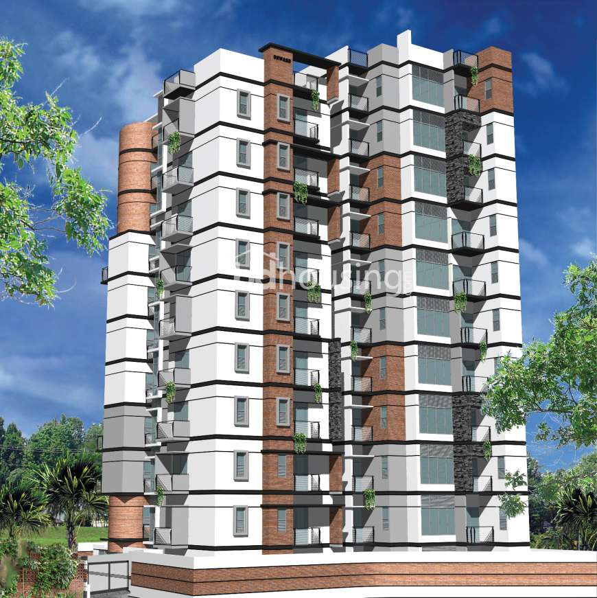 1465 sq ft, 3 Beds Under Construction Apartment/Flats for Sale at Razabazar@Farmgate, Apartment/Flats at Tejgaon