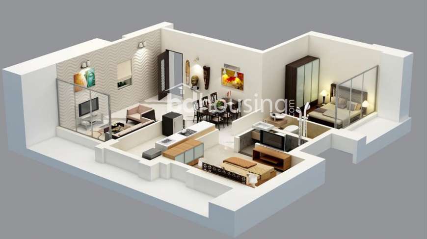 3D Taru Chaya, Apartment/Flats at Mirpur 2