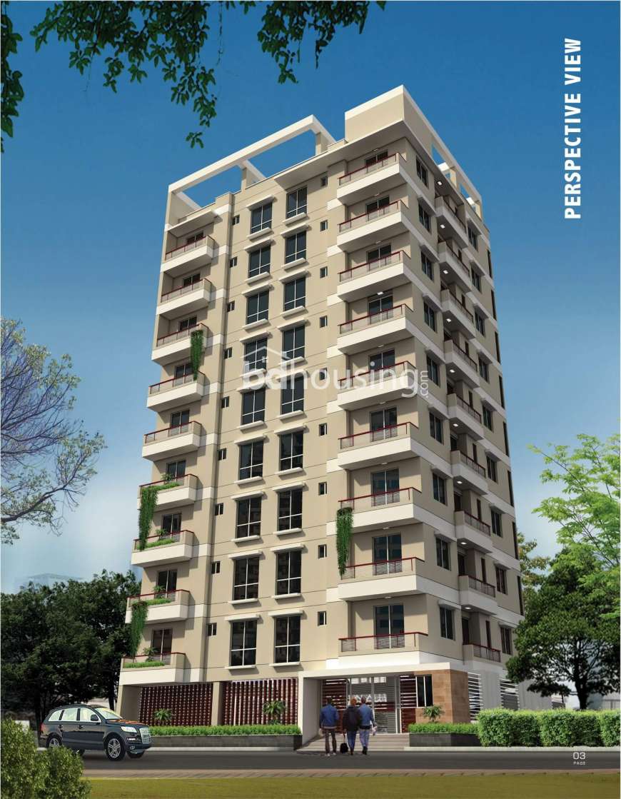 Rizia tower-1, Apartment/Flats at Garden Road, Karwanbazar