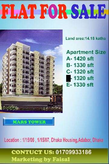 Azmiri Mars Tower (Azmiri Properties Development Ltd.), Apartment/Flats at Mohammadpur