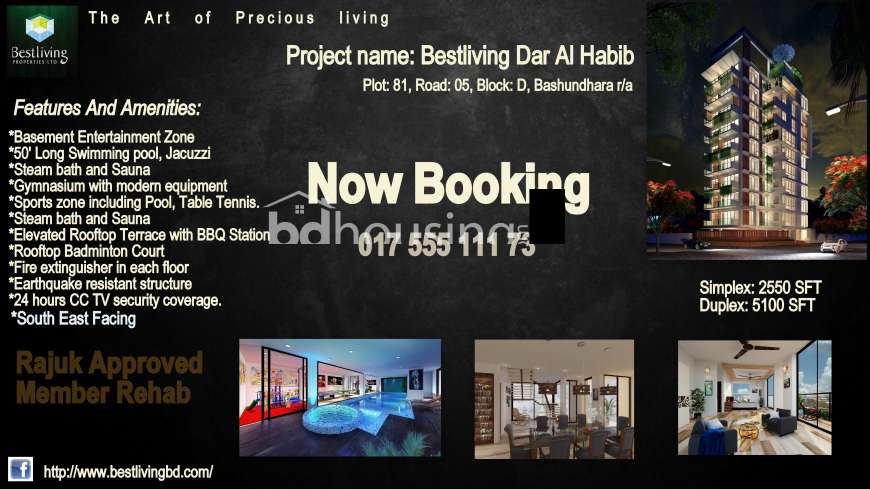 Bestliving Dar-Al-Habib, Apartment/Flats at Bashundhara R/A