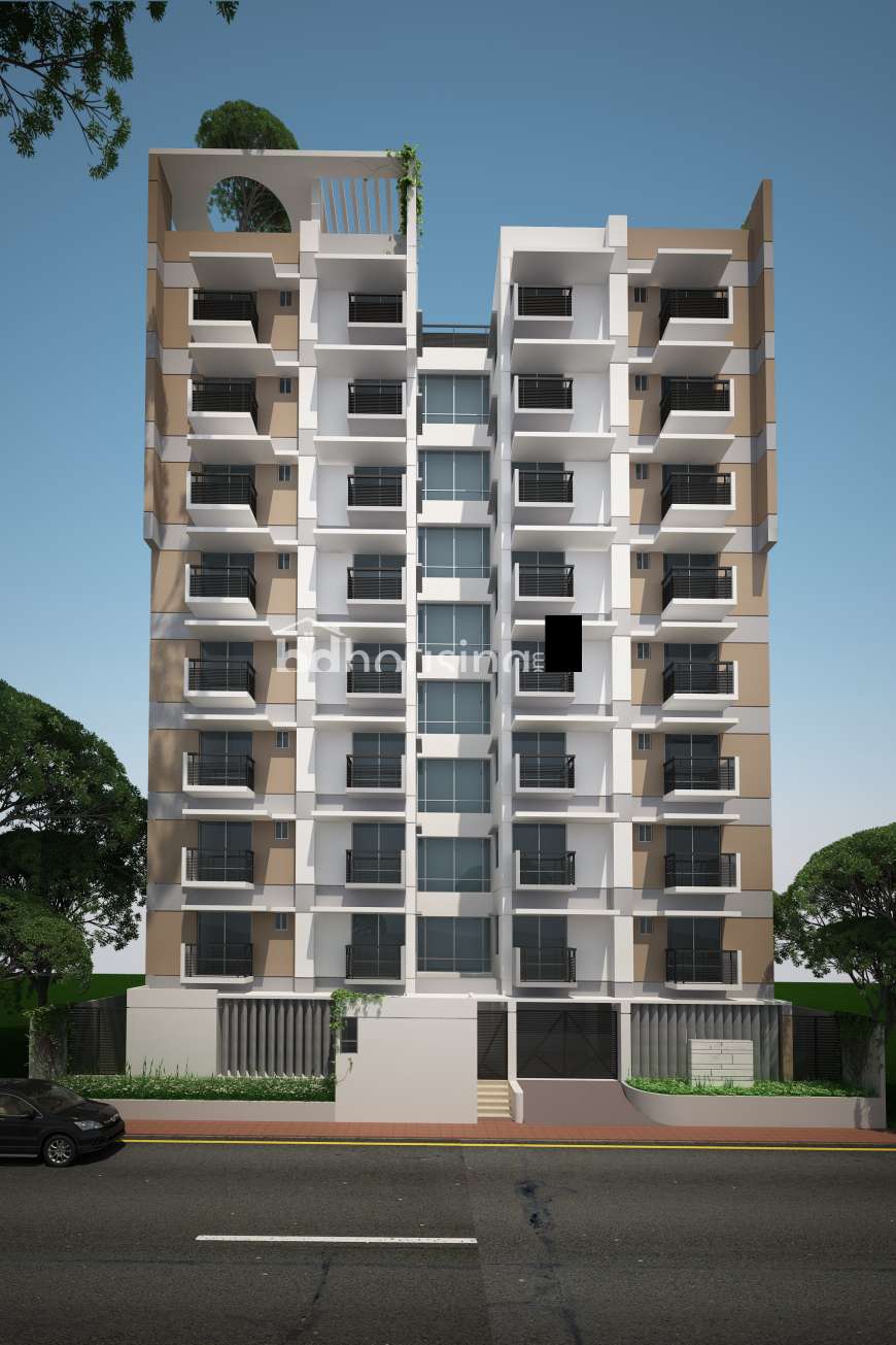 1290 Sft 3 Bed Apt at G Block, Apartment/Flats at Bashundhara R/A