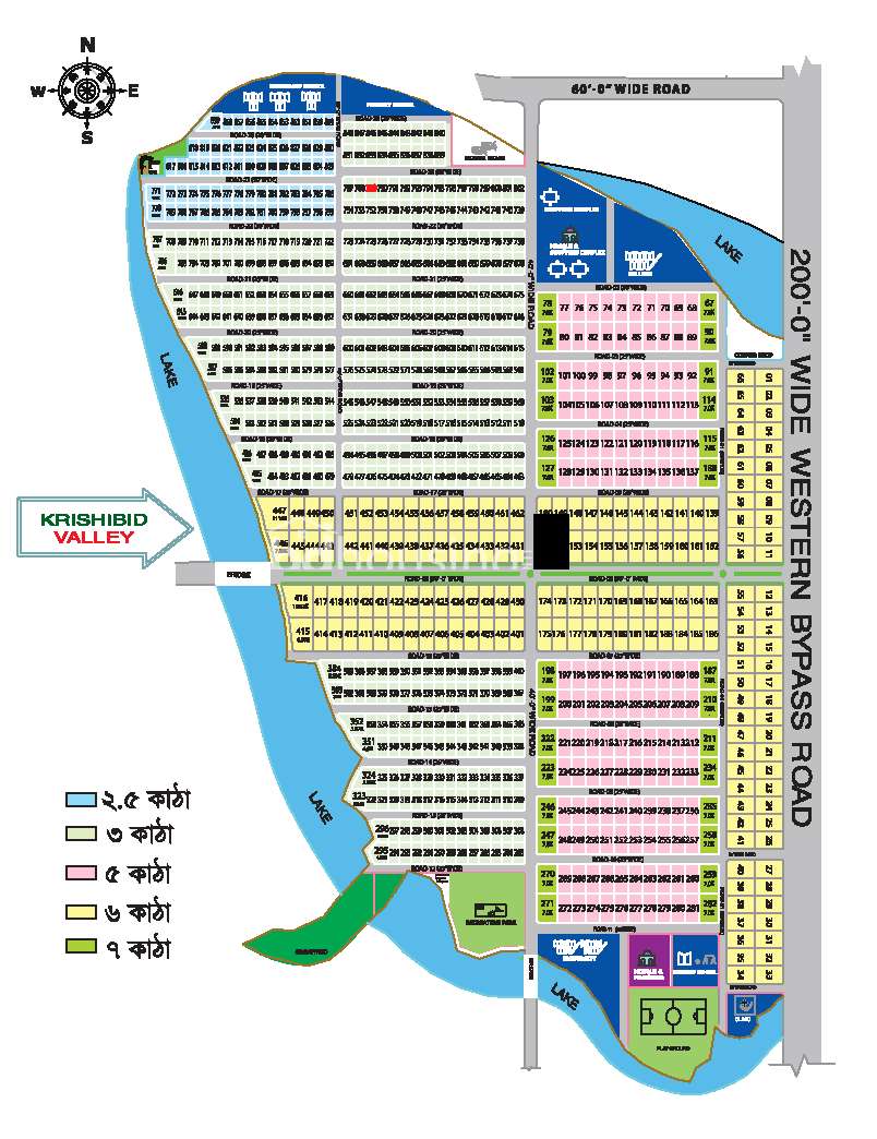 KRISHIBID VALLEY, Residential Plot at Savar