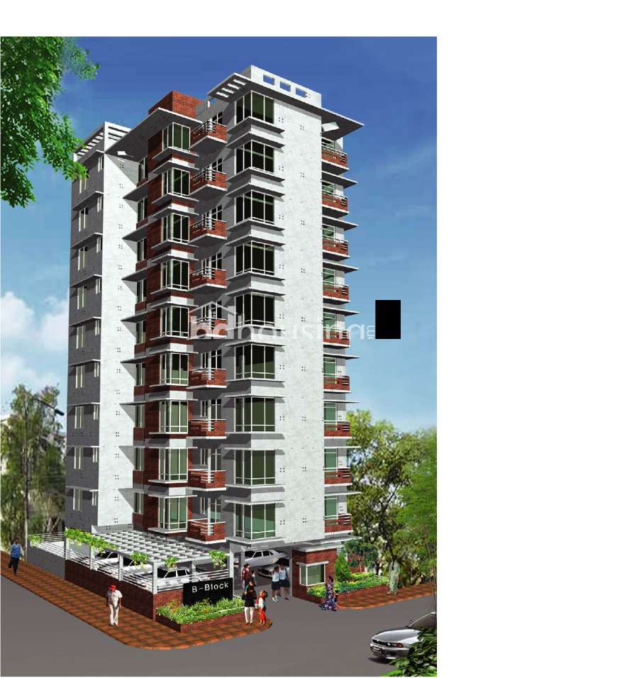 Ready,Corner Apt with Gas connection @ B Block, Apartment/Flats at Bashundhara R/A