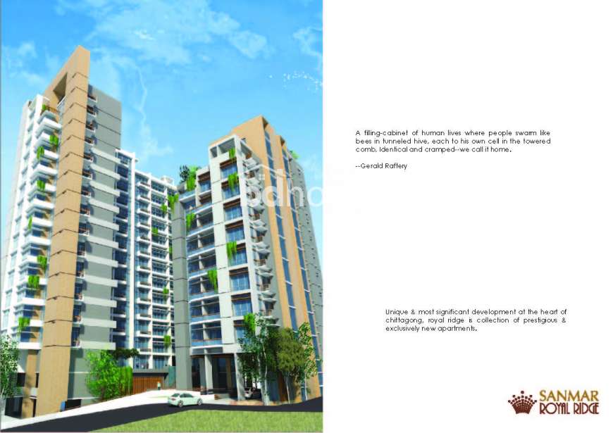 Sanmar Royal Ridge., Apartment/Flats at Khulshi