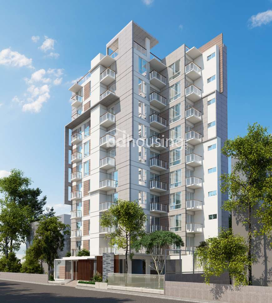 2450 sft single unit apt with Gas & Lawn, Apartment/Flats at Bashundhara R/A