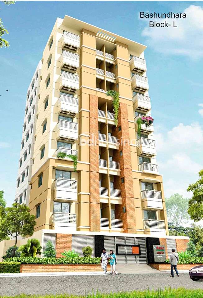 Bashundhara RA - Per Sft 3500/=, Apartment/Flats at Bashundhara R/A