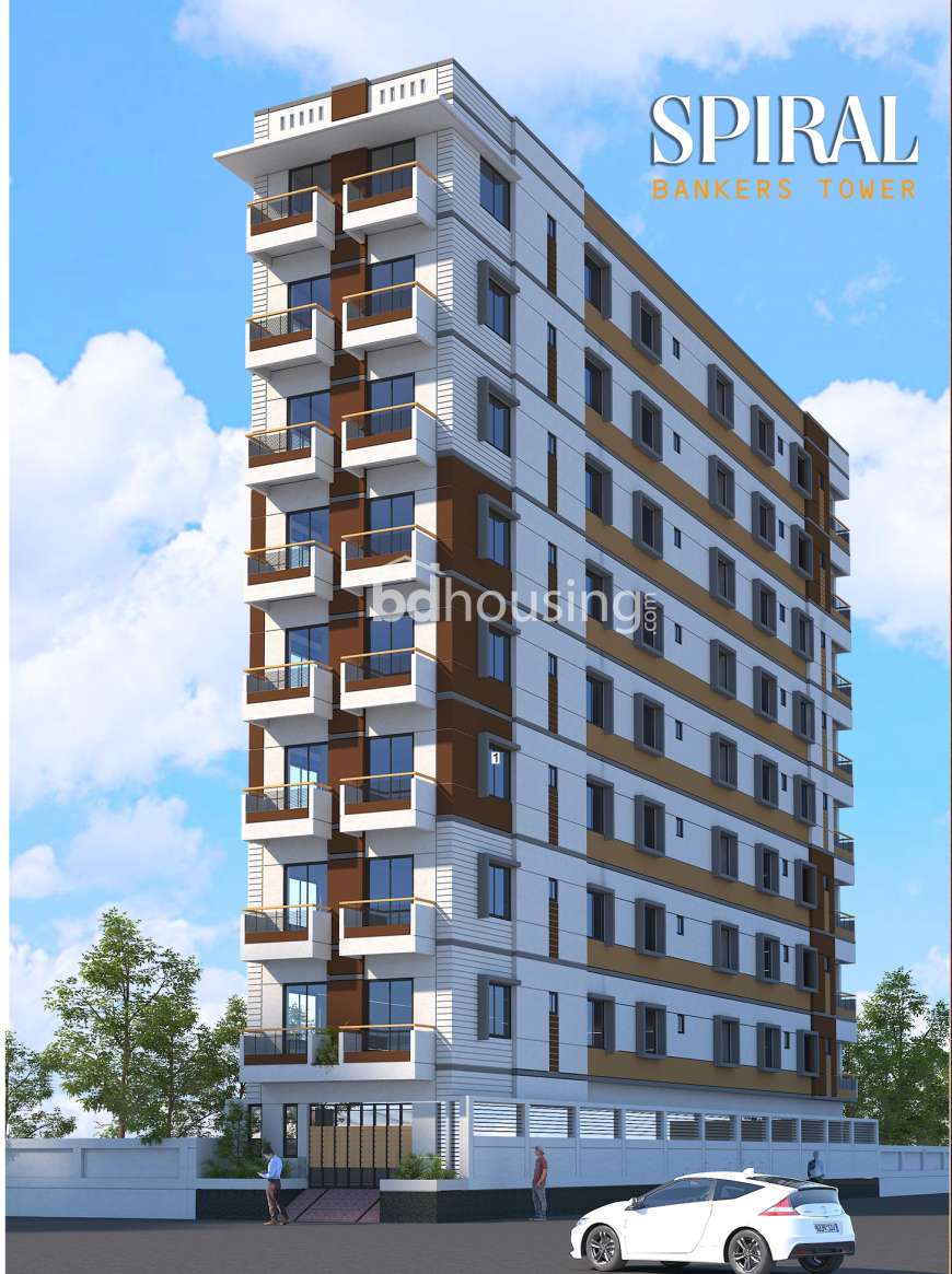 Spiral Bankers Tower, Apartment/Flats at Banasree