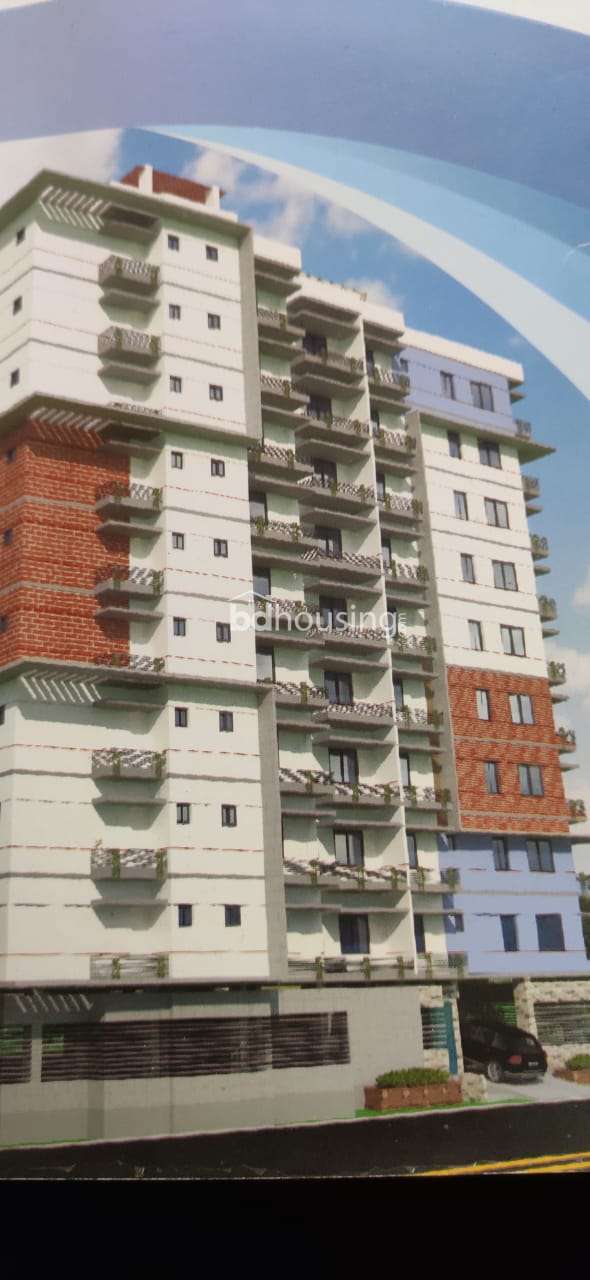 1404 sft flat at Banassre, Apartment/Flats at Banasree