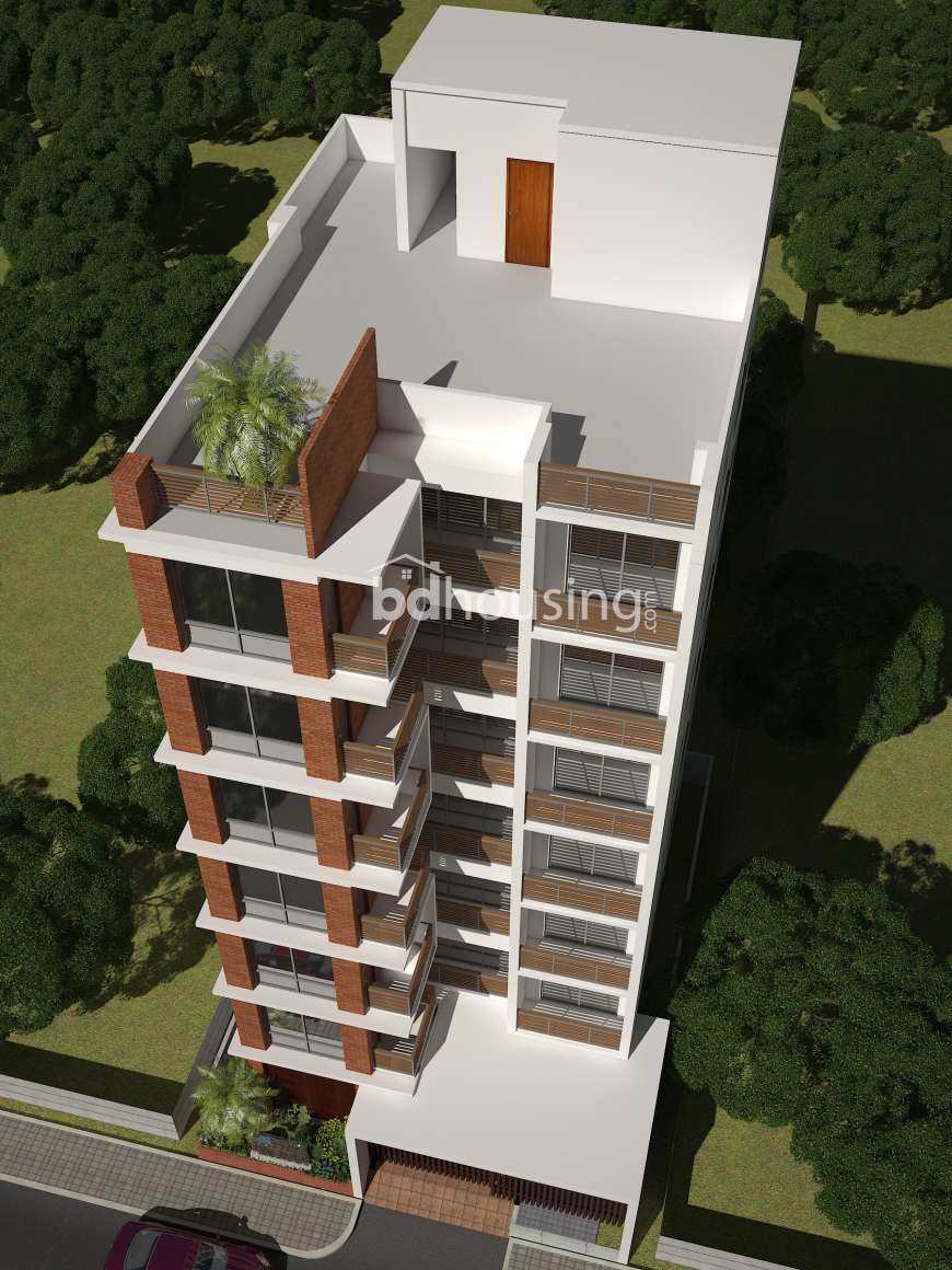 Exclusive 1550 sft. near 300 ft. road at Block G, Bashundhara, Apartment/Flats at Bashundhara R/A