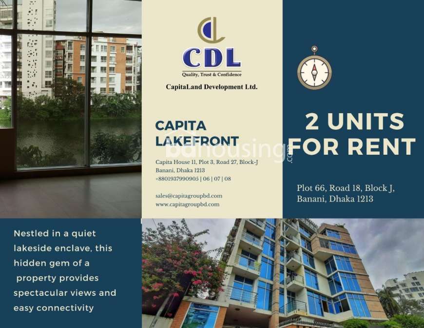 Capita Lake Front, Office Space at Banani