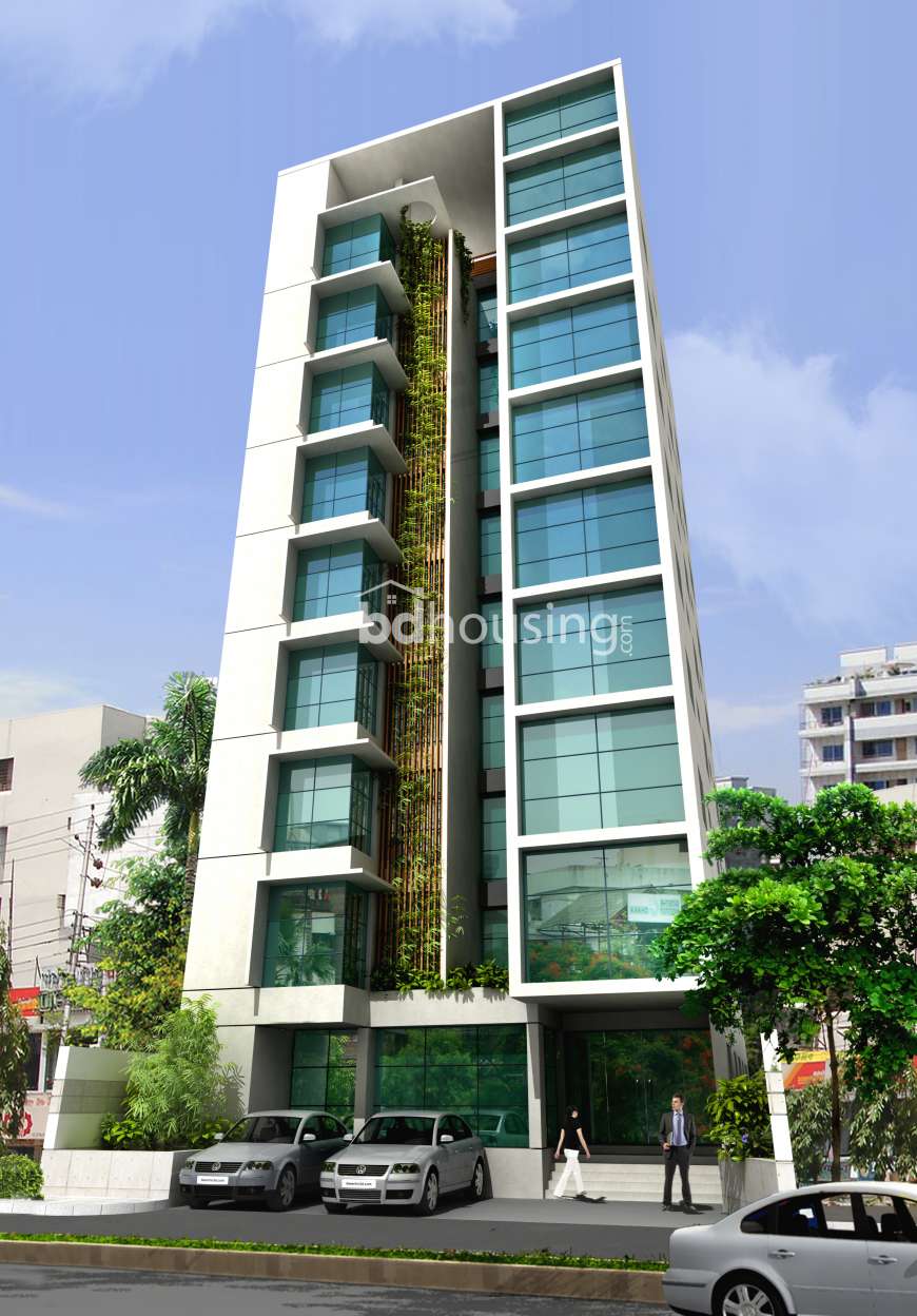 A 09 Storied Building with Basement Facility Plot Rented Out, Commercial Plot at Baridhara