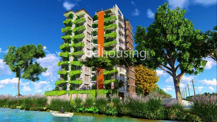 Lack Side 2400 sft flat Land Share Sale @ Bashundhara R/A i block., Apartment/Flats at Bashundhara R/A