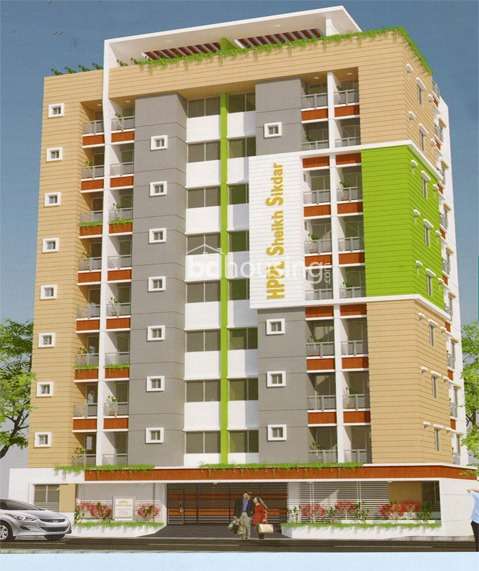 HPPL Sheikh Sikdar Tower, Apartment/Flats at Banasree
