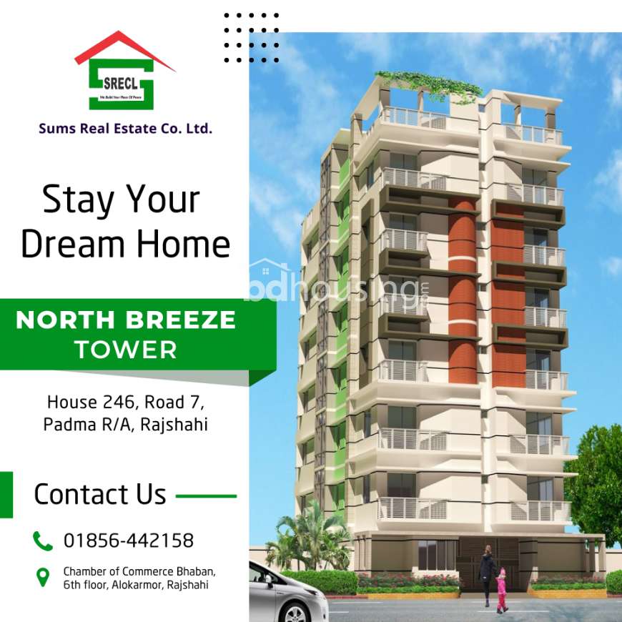 North Breeze Tower, Apartment/Flats at Padma Residential Area