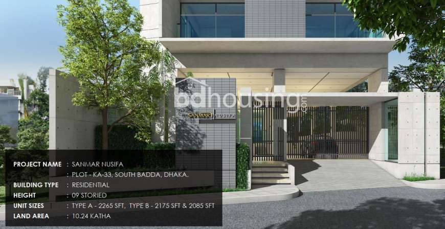 Sanmar Nusifa, Apartment/Flats at Badda