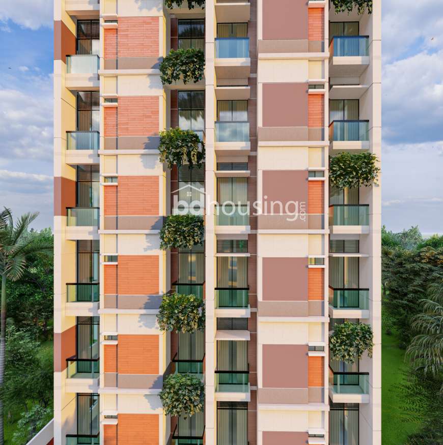 মোহনা এম এম প্যালেস, Apartment/Flats at Jahaj Company More