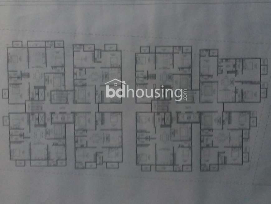 1650 sqft Flat, Apartment/Flats at Dakshin khan