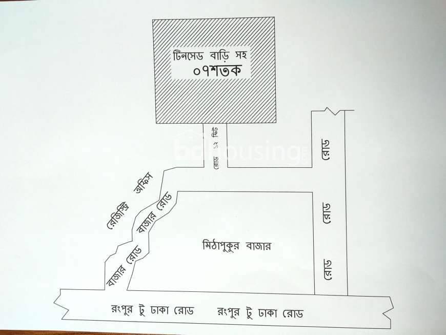 ৭ শতক জমি বিক্রয় করা হবে।, Residential Plot at Mithapukur